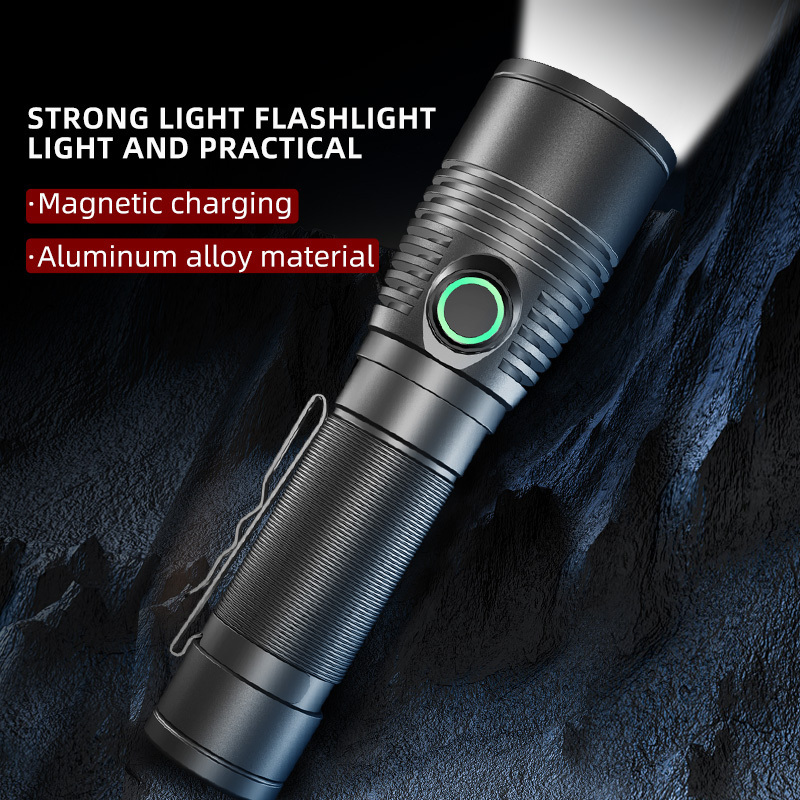 Custom High Power Long Range SST40 Led Flashlights IP66 Waterproof Rechargeable 21700 Battery Torch Flash Light Outdoor Hunting