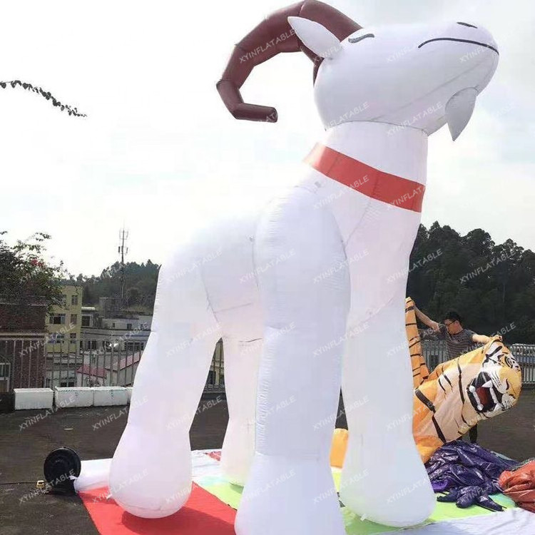 2024 Hot sale large inflatable animal, giant inflatable goat for advertising