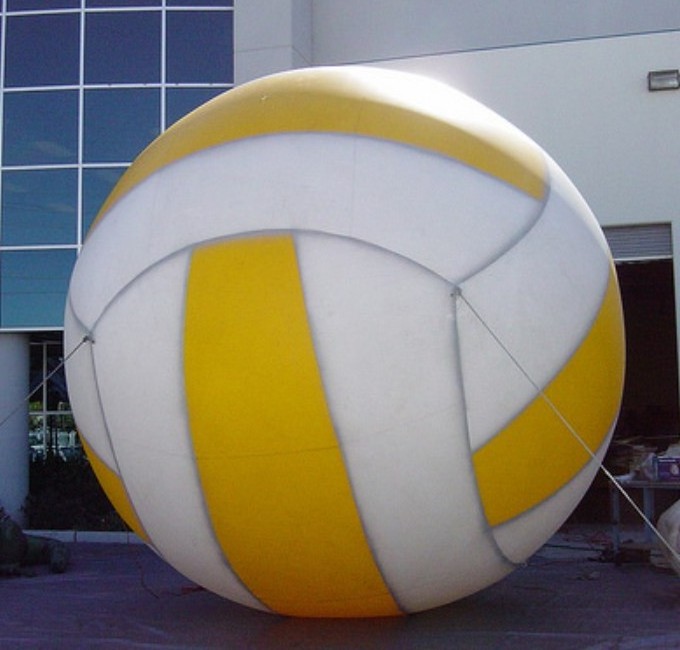 2024 Hot sale giant inflatable volleyball, giant volleyball inflatable for advertising