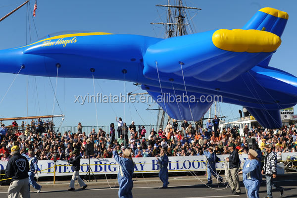 Excellent design giant inflatable aircraft for advertising