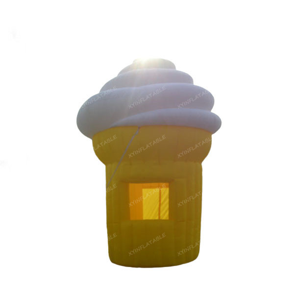 2023 Hot sale inflatable ice cream booth, inflatable ice cream tent for sale