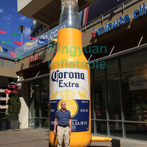 advertising giant inflatable corona bottle, 8m inflatable corona beer bottle for advertising