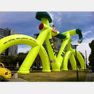 Factory outlet giant inflatable bicycle, inflatable bicycle model for advertising