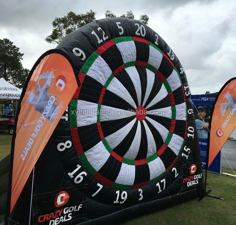 Giant inflatable golf darts with golf bar golf balls for sale