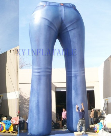 Customized inflatable pants, giant Inflatable jeans for advertising