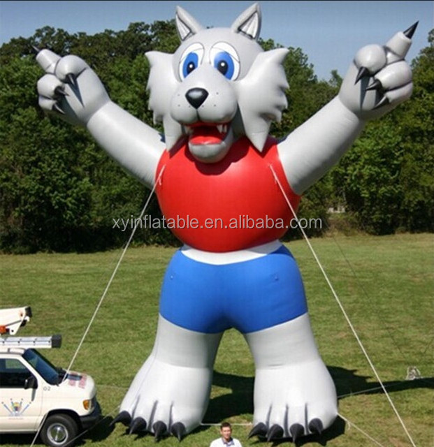 2021 Hot sale giant inflatable wolf, wolf balloon inflatable for advertising