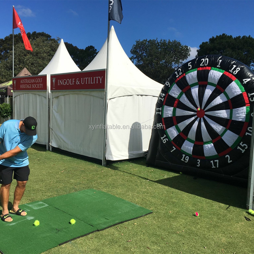 Giant inflatable golf darts with golf bar golf balls for sale