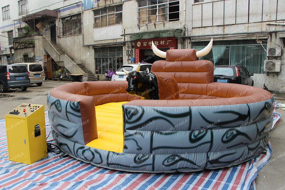 Factory sale inflatable rodeo bucking bull riding games mechanical bull ride