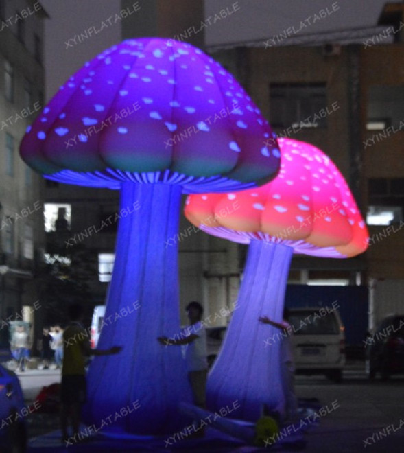 Giant inflatable mushroom, decoration inflatable mushrooms for events