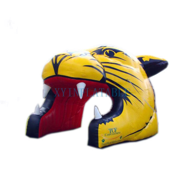 lsu tiger head mascot Inflatable Tiger Tunnels