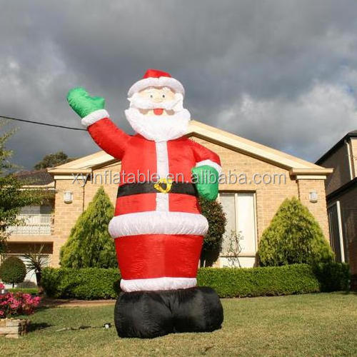 2021 Hot sale christmas giant inflatable santa, 20ft christmas inflatable santa for sale