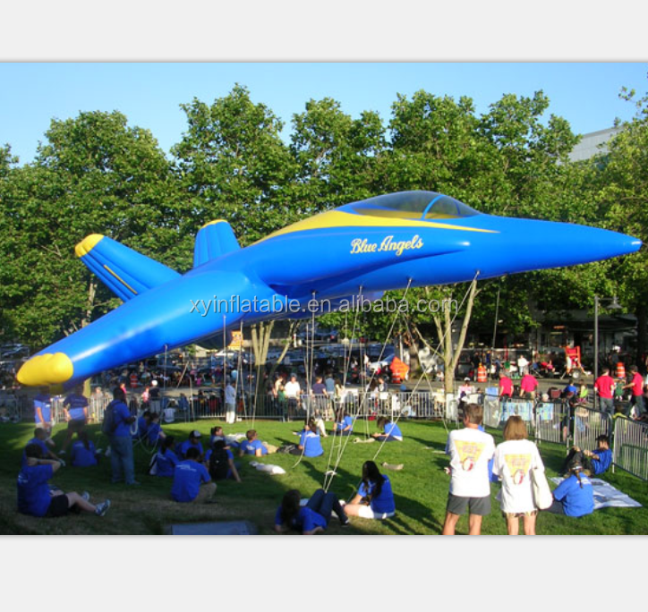 Excellent design giant inflatable aircraft for advertising