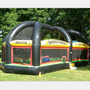 inflatable dodgeball arena sport field