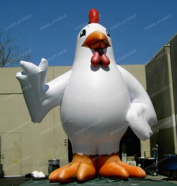 2024 Hot sale giant inflatable chicken, inflatable chicken mascot for advertising