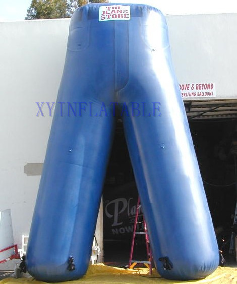 Customized inflatable pants, giant Inflatable jeans for advertising