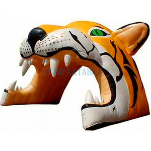 lsu tiger head mascot Inflatable Tiger Tunnels