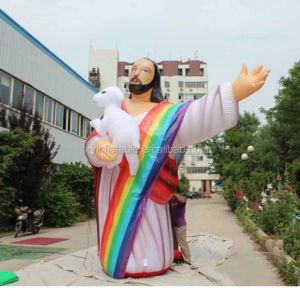 Hot sale Giant inflatable Jesus for Easter decoration