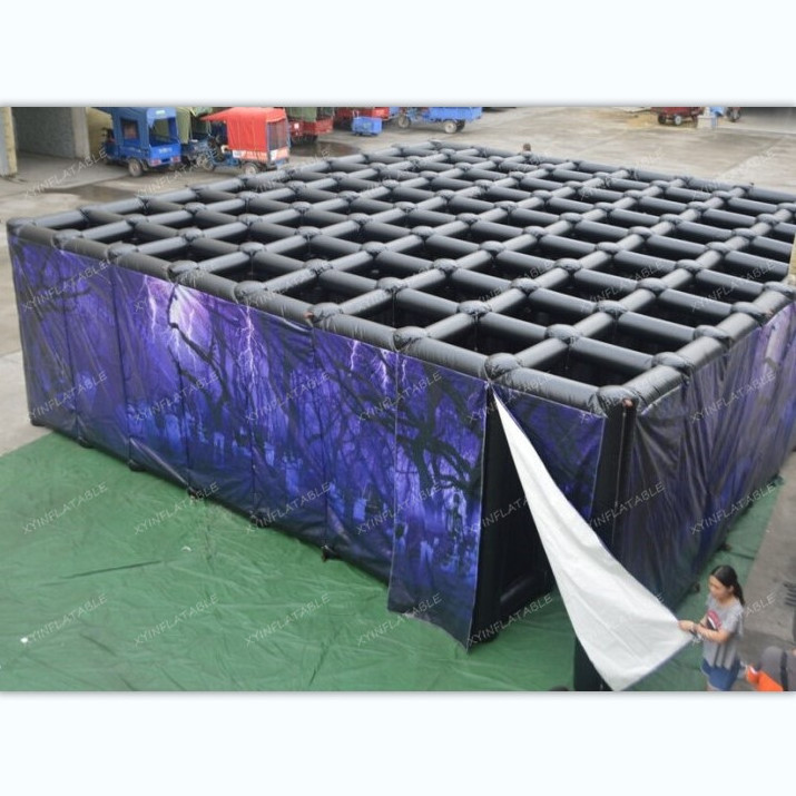 2024 Hot sale inflatable haunted house maze, haunted house inflatable maze for Halloween