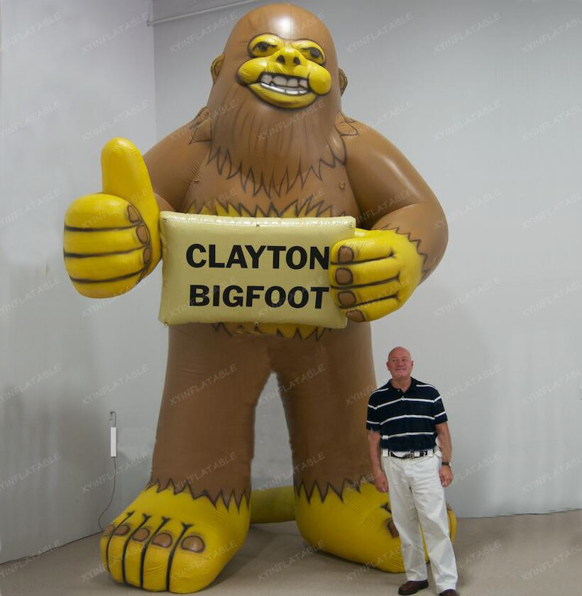 2024 Hot sale giant inflatable bigfoot for advertising