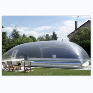 Hot sale clear inflatable pool dome, transparent pool cover inflatable air dome for pool