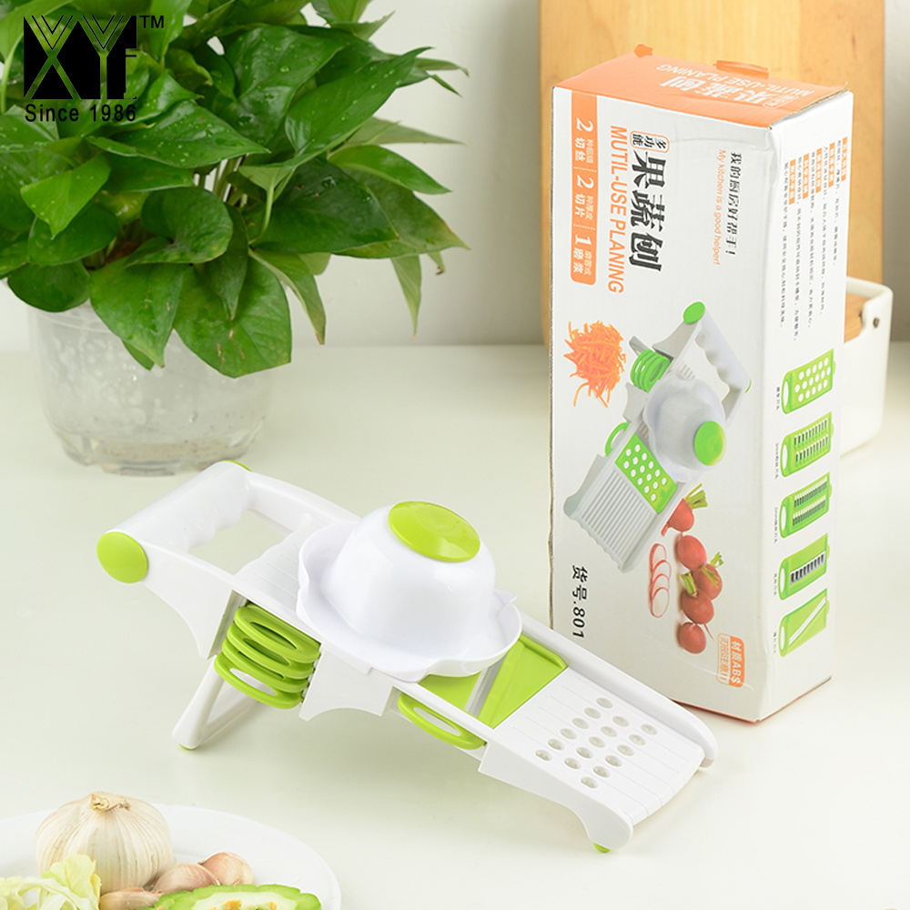 High Quality Customized 5 Changeable Stainless Steel Blades BPA Free Vegetable Grater