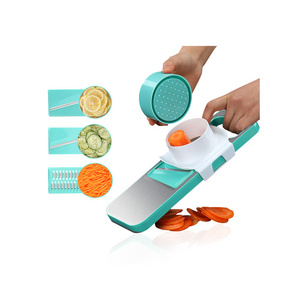 Xingyehot sale food grade 304 stainless steel vegetable magnet mandoline slicer adjustable