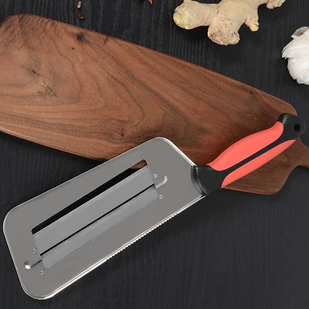 304 stainless steel double Slice blade Slicing Knife Fish Scale Cabbage Cucumber Onion potato Slicer Peeler Vegetable Slicer