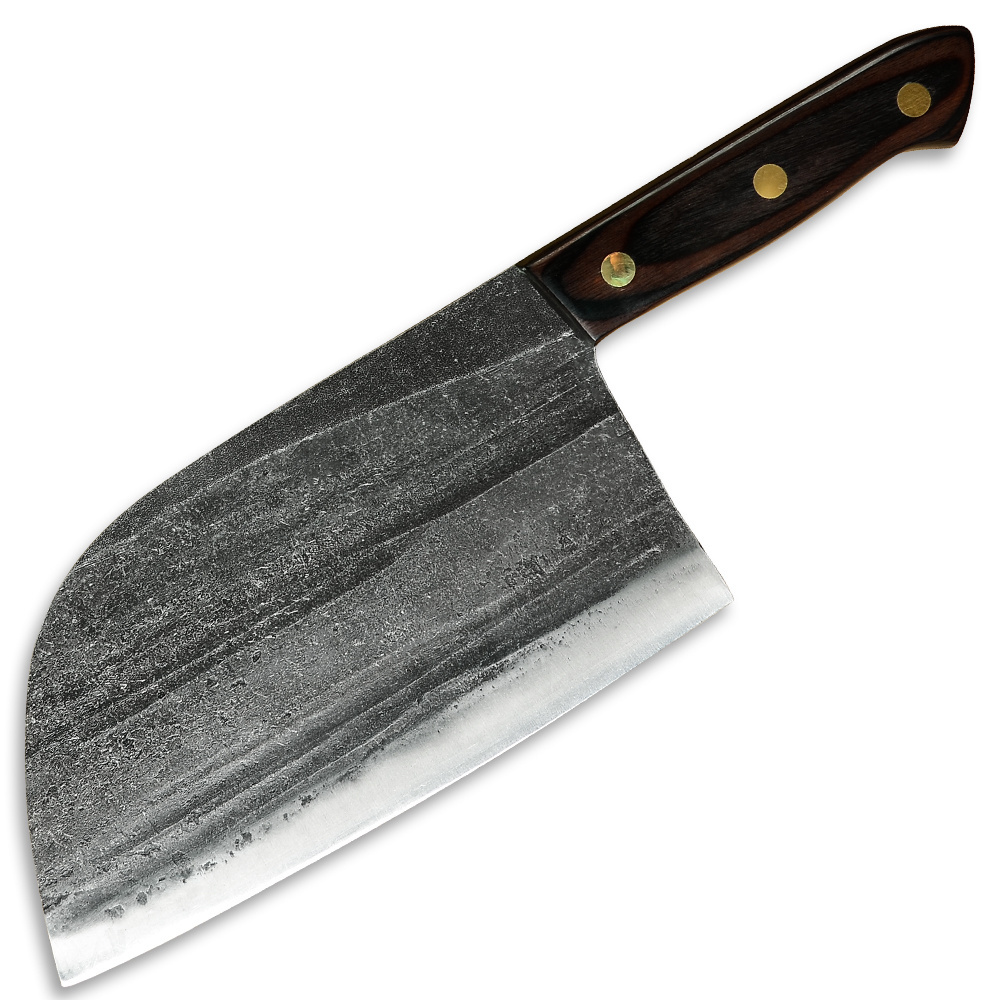 Yangjiang Full Tang Chef Knives Outdoor Big Butcher Stainless Steel Full Tang Big Outdoor Meat Cleaver Forged