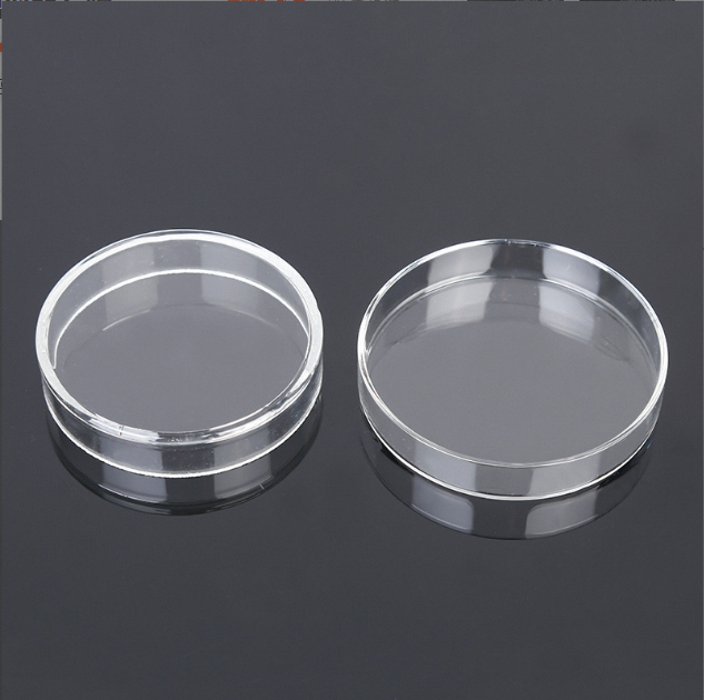 Clear transparent borosilicate glass 3.3 round petri dish 90mm sterile wholesale