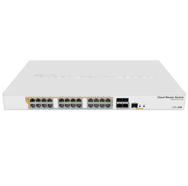 New Original CRS328-24P-4S+RM Mikrotik 4-port 10 Gigabit 24 port Poe Gigabit Network Switches