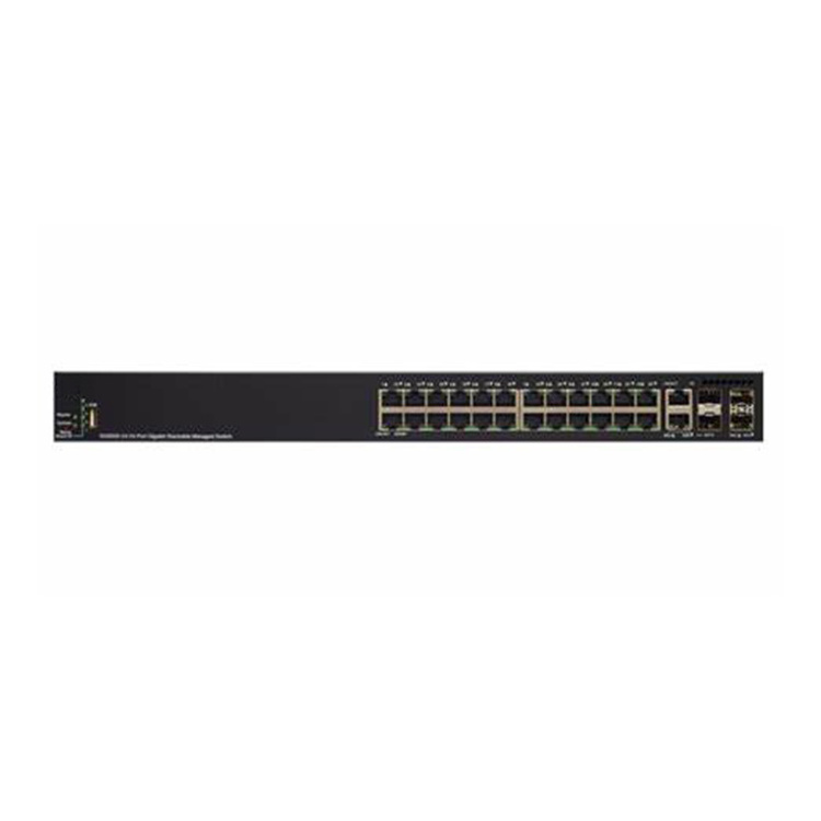 Original 24 ports 10/100/1000 SG350X Series SG350X-24-K9 Network Switches