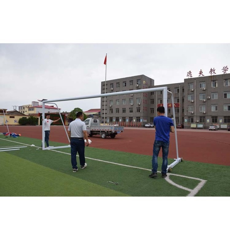 high quality 6.5*18.5FT Aluminum football goal post portable