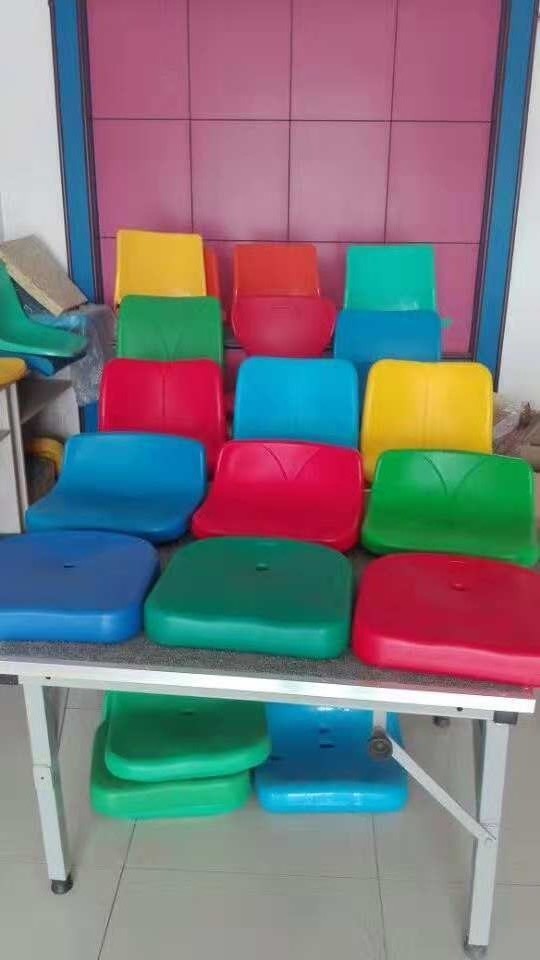 Popular Half Back Blow Molding Plastic Seat, football stadium seat / bleacher seat / Soccer Arena chairs