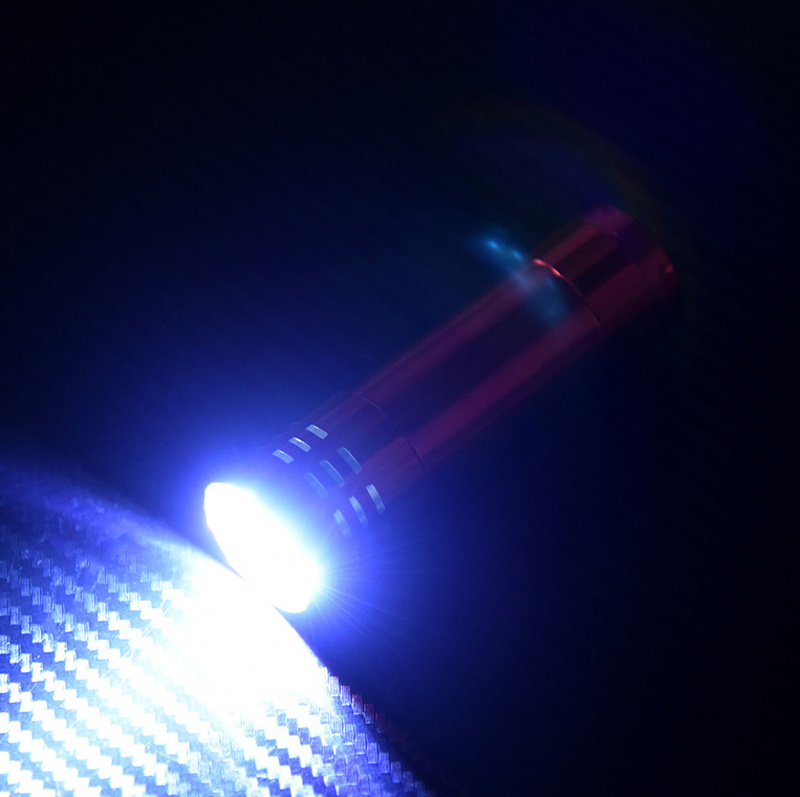 aluminium LED torch 9 LEDs mini LED flashlight