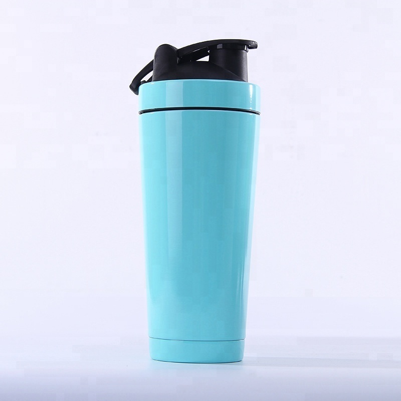 wholesale double wall stainless steel protein shaker vacuum cup