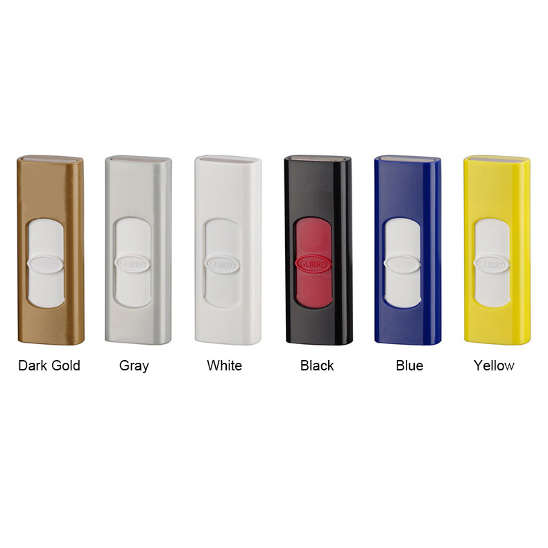 XY500186 Rechargeable Heating Wire USB Lighters Plastic Card Reader Cigarette Windproof Electronic Lighters Novelty Travel OEM