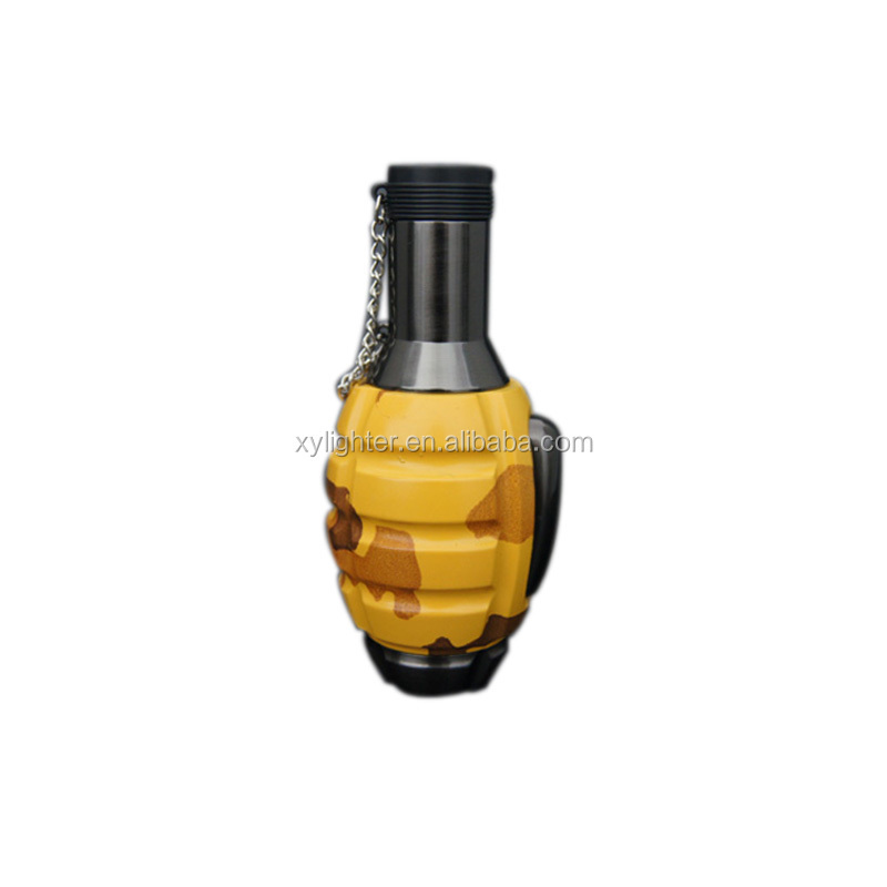 XY34G001 grenade single Double triple quad jet flame refillable cigar torch lighter