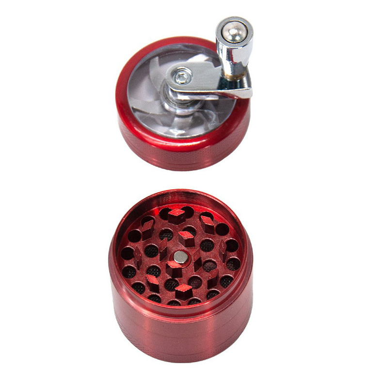 GZ030404 Pocket Hand Grinder 40mm 4 Layers 6 Colors Smoking Accessories Tobacco Crusher Herb Grinder