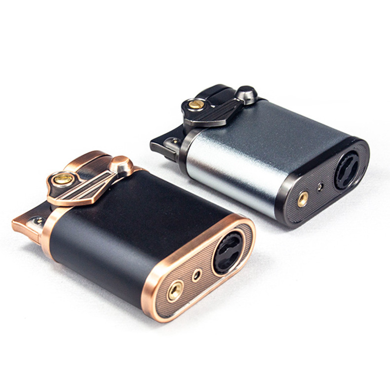 LT01Q602 Cigar Butane Gas Lighter Quad Torch Lighter Smoking Accessories