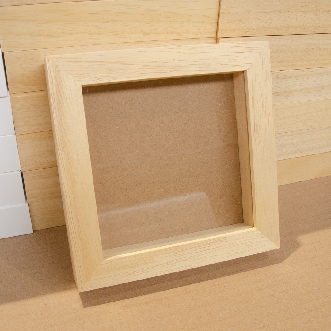 Modern Picture wooden frame Shadowbox with depth 1.5 cm Decorative Photo Frame shadow box frame