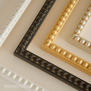 Classic Decorative Wooden Photo Frame Moulding Black, White, Gold, Silver custom size picture frames