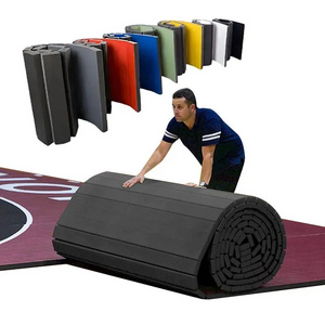 Cheap Roll out cheer foam mat cheerleading used gymnastics tumbling gym judo mats