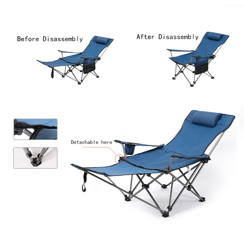 Hot sale net Portable Folding Camping Chair with Carrying Bag Wholesale Outdoor Beach Lounge   Adjustable Zero Gravity Recliner