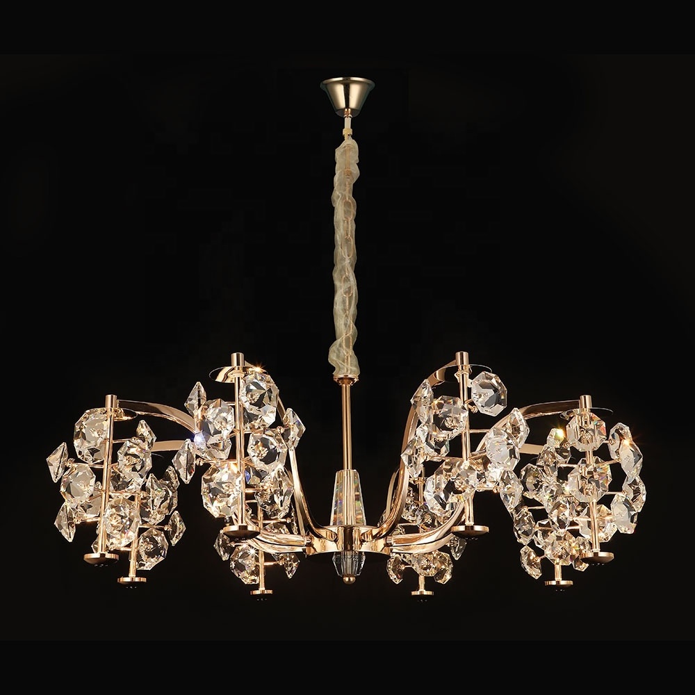 Luxuriant Crystal Chandelier Lights Chandelier Luxury Hotel Chandelier Led Crystal Ceiling Lights For Room Hotel Apartment