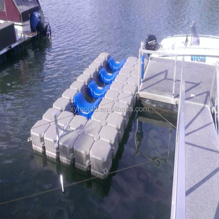 China factory wholesale encapsulated dock floats plastic floating boat docks