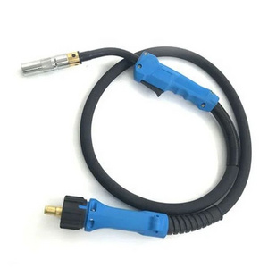 High Quality OTC Type MIG Welding Gun Blue Weld Torch Portable Air Cooled 500A OTC Hand Torch for MIG Welding