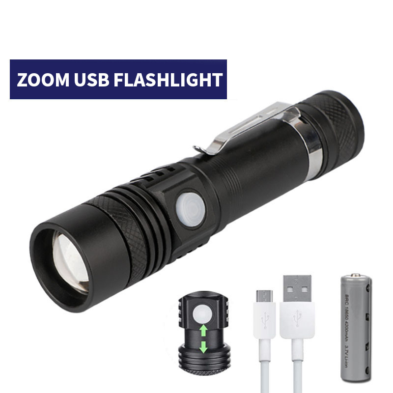 Super Bright High Power 18650 EDC Portable Led Torch Light Mini Torchlight Rechargeable Tactical Led Flashlight 90 Convenient 80