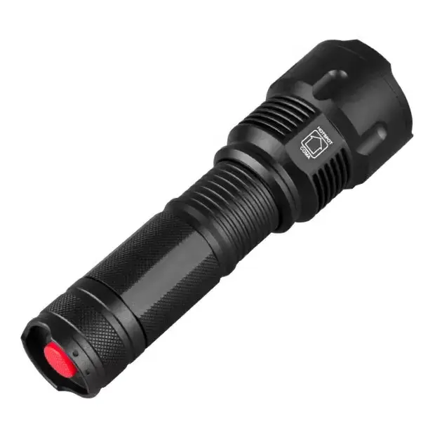 Ultra Long Range Tactical Waterproof Flashlight P50 Long Distance Led Flashlight Torch 1 Km 1000 Lumen Black Battery Aluminum 70