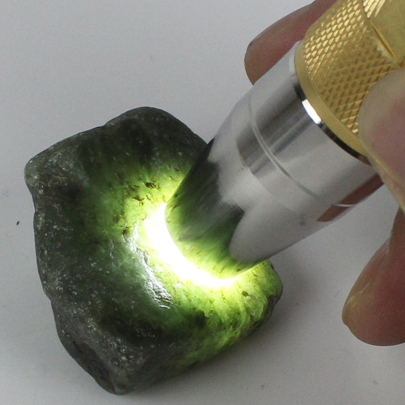 Hot sell 3IN1 8W High Intensity brass UV LED Light Jade Tool Flashlight 365NM UV LED Torch Emerald Gem Stone Amber