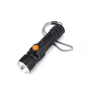 Outdoor portable multi-scene high lumen long distance usb rechargeable waterproof led tactical flashlight